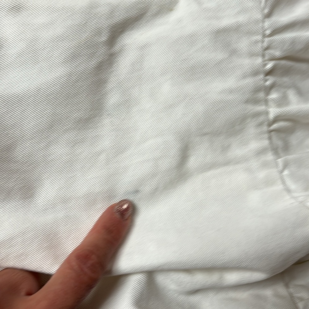 Anthropologie Forever That Girl Denim Off White Dress - Picture 7 of 10